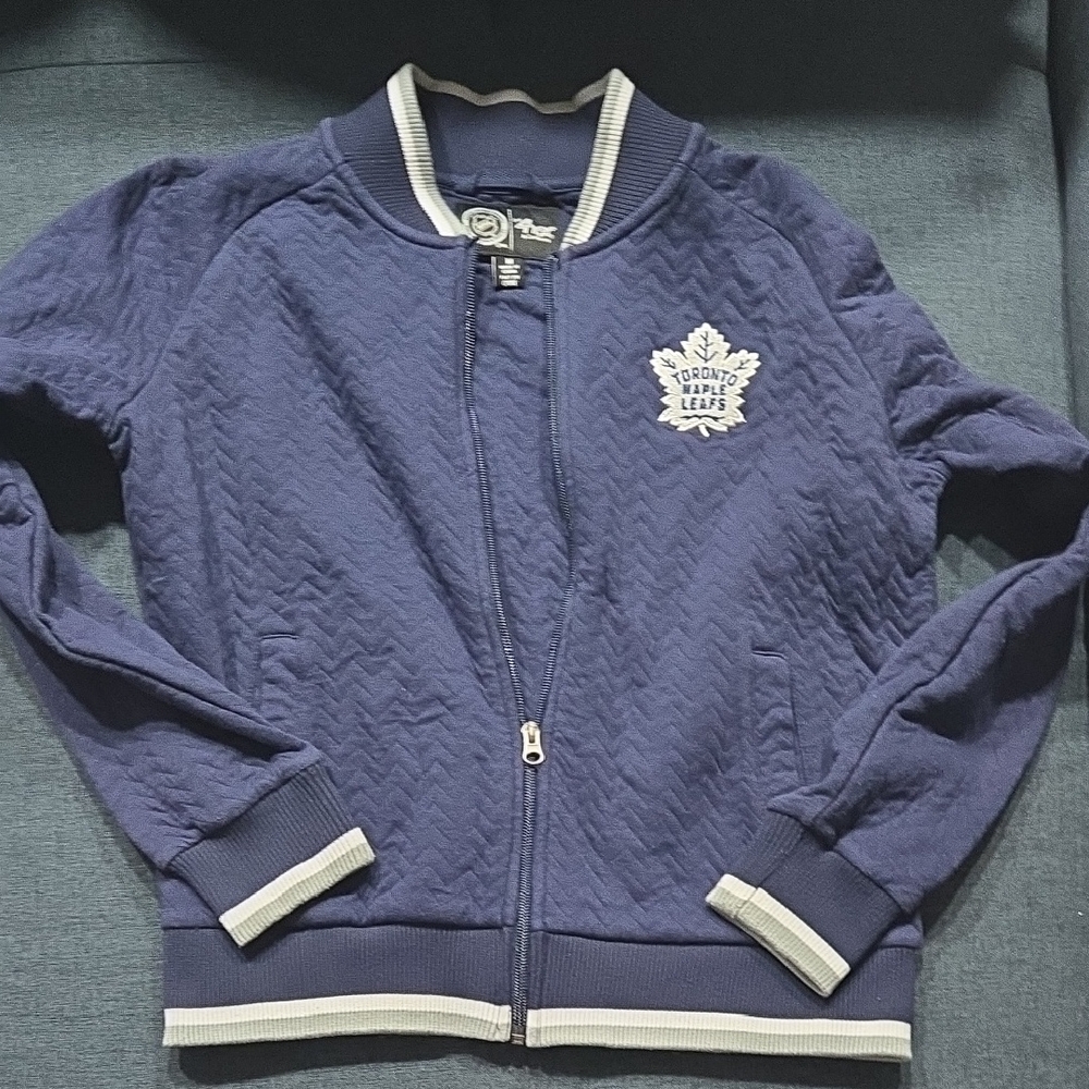 Toronto Maple Leafs Zipper Blue Jacket